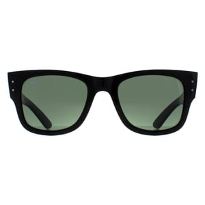 Ray-Ban Vierkant Unisex Gepolijst Zwart Groen RB0840S Mega Wayfarer