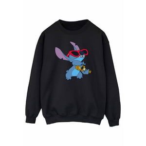 Disney Heren Lilo en Stitch Gitaar Sweatshirt (Zwart)