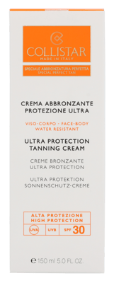 Collistar Ultra Protection Tanning Cream SPF 30 150ml.