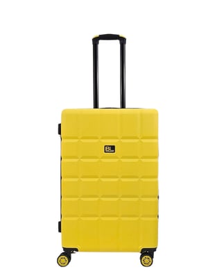 Geel Hard Shell Classic 8 Wheel Cabin Bagagekoffer Reiskoffers