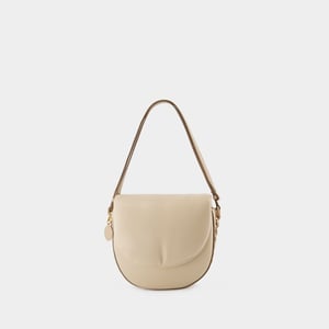 M Flap Puffy Alter Mat Tas - Stella Mccartney - Veganistisch leer - Beige