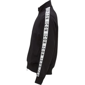 Dsquared2 getapete mouwen Dean Sport Fit zwarte jas
