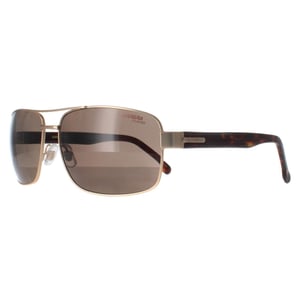 Carrera Carrera 8063/S 0OZ SP goud met havana brons gepolariseerde zonnebril
