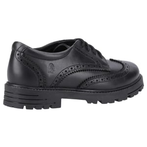 Hush Puppies Meisjes Maxine Leren Schoolschoenen (Zwart)