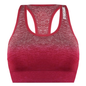 Gymshark Naadloze Dames Ombre Burgundy Sportbeha