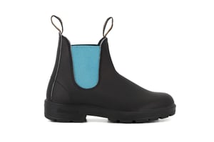 Blundstone #2207 Zwart/blauwgroen Chelsea-laars