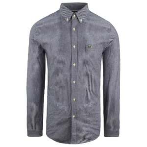 Lacoste Oxford regular fit heren blauw overhemd