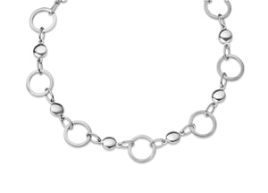 Orphelia Dames 925 Sterling Zilveren Set: Ketting + Armband - Zilver SET-014