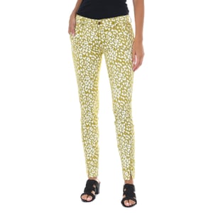 Lange broek met smal gesneden zomen 70DBF0531-R215 vrouw