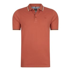 Mario Russo Polo SS Tipped Polo Edward Oranje