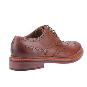 Cotswold Heren Quenington Goodyear Welt Lace Up Leren Schoen (Bruin)