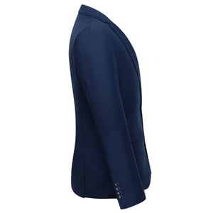 Klassieke marineblauwe blazer Blazer met twee knopen