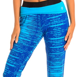 Dames Sport Piratenbroek met Dubbele Elastische Tailleband Z1B00312