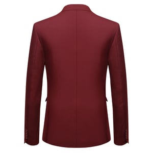 Klassieke rode blazer Blazer met twee knopen