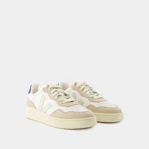 V-90 Sneakers - Veja - Leer - Steenwit