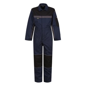 Regatta Kinder/Kinder jumpsuit met contrasterende bandplooi (Marine / Zwart)