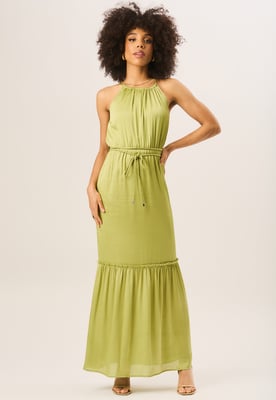 Maxi-jurk met halternek