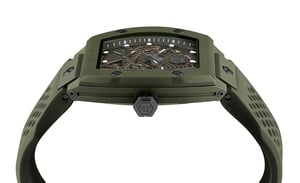 Philipp Plein The Skeleton Ecoceramic Heren Horloge Groen PWVBA0223