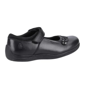 Hush Puppies Meisjes Christina Leren Schoolschoenen (Zwart)