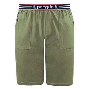 Penguin Lounge Heren Khaki Korte Broek