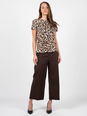 Patrizia Pepe T-Shirt Vrouw bruin