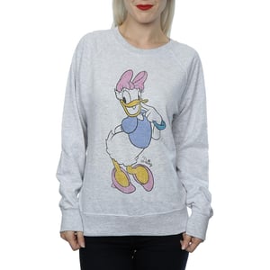 Disney Dames/Dames Klassiek Daisy Duck Heather Sweatshirt (Heide Grijs)