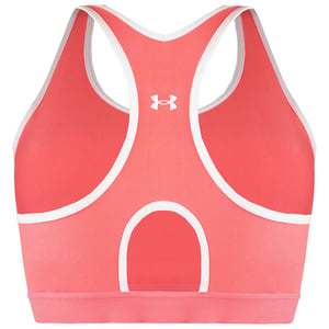 Under Armour Mid Keyhole Dames Roze Sportbeha