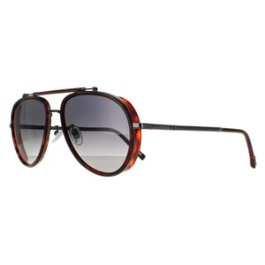 Chopard zonnebril SCHF24 777P Bruine honing Havana rookgradiënt gepolariseerd