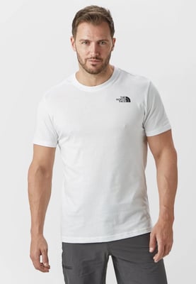 The North Face Heren SS Simple Dome T-shirt Wit