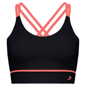 BoxRaw Valerie Vrouwen Zwarte Sportbeha