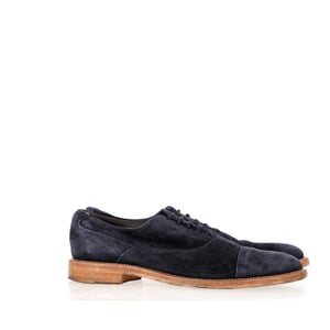 Tod's Veterschoenen Derby in Marineblauw Suède