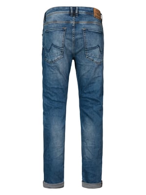 Petrol Industries - Heren Russel Regular Tapered Fit Jeans  - Blauw