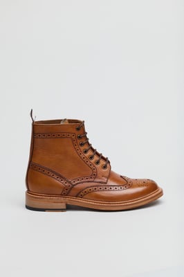 Ben Sherman Arthur Leder Heren Laarzen Bruin