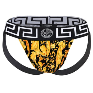 Versace Stretch Biologisch Jersey Barocco All Over Jockstrap