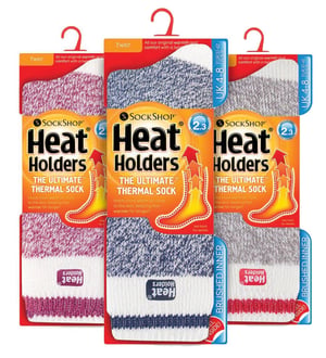 Heat Holders3 paar thermo wintersokken voor dames - Barcelona