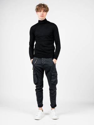 Xagon Man stoppen Turtleneck Mannen zwart