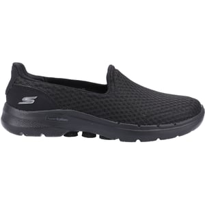 Skechers Go Walk 6 Polyester Dames Zwarte Sneakers