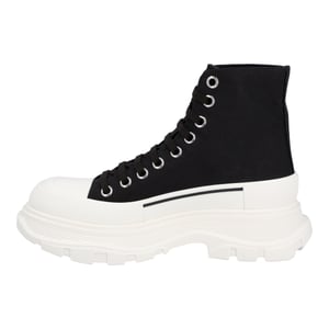 Alexander McQueen Tread Slick Boot in Zwart/Wit