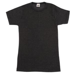 Floso Uniseks Kinderen/Kinderen Thermisch Ondergoed Korte Mouwen T-Shirt/Top (Houtskool)