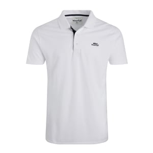 Weird Fish Heren Miles Pique Organic Poloshirt (Wit)
