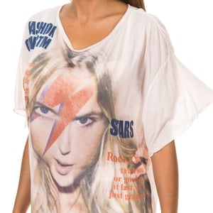 Dames-T-shirt met korte mouwen en ronde hals 10DMC0221