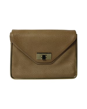Chloé Sally Schoudertas in Karamelbruin Leder