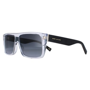 Marc Jacobs 096/S MNG/9O kristal zwarte donkergrijze zonnebril met kleurverloop