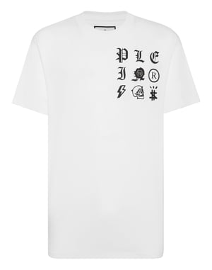 T-Shirt Ronde Hals Gothic Plein