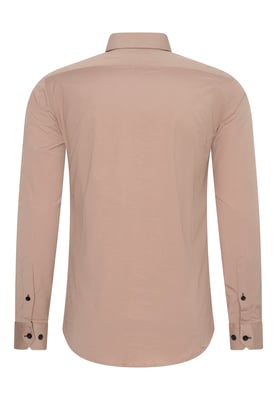 Rusty Neal Overhemden Overhemd Slim Fit Beige