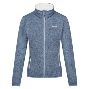 Regatta Dames/Dames Newhill Marl Full Zip Fleecejack (Koronetblauw/Wit)
