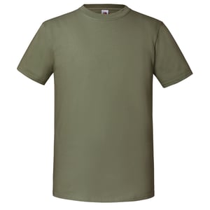 Fruit Of The Loom Heren Ringgesponnen Premium T-Shirt (Klassieke Olijf)