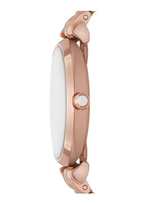 Emporio Armani Gianni T-bar Dames Horloge Rosékleurig AR11446