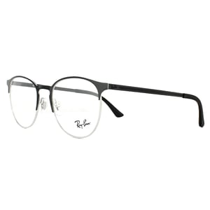 Ray-banbril 6375 2861 Zilver op boven zwart 51 mm