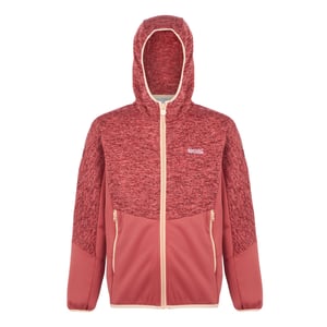 Regatta Kinder/Kinder Dissolver IX Marl Full Zip Fleecejack (Rood Hemels/Mineraal Rood)